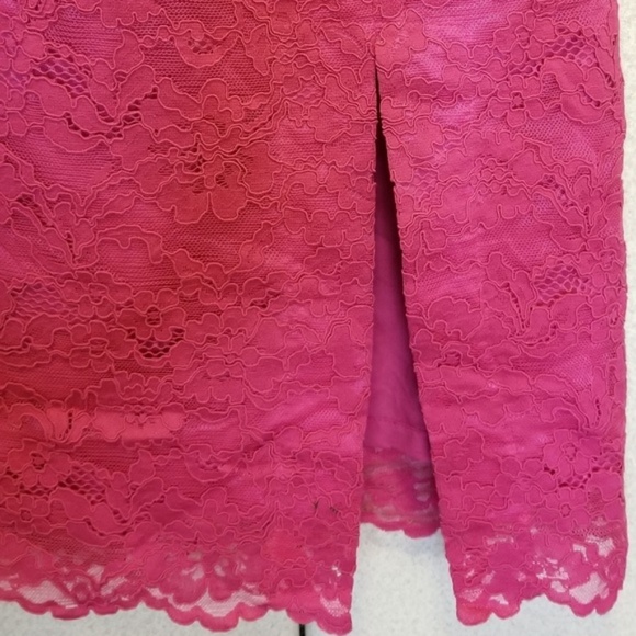 Deep Pink Prom Party Cocktail Dress - Picture 5 of 6